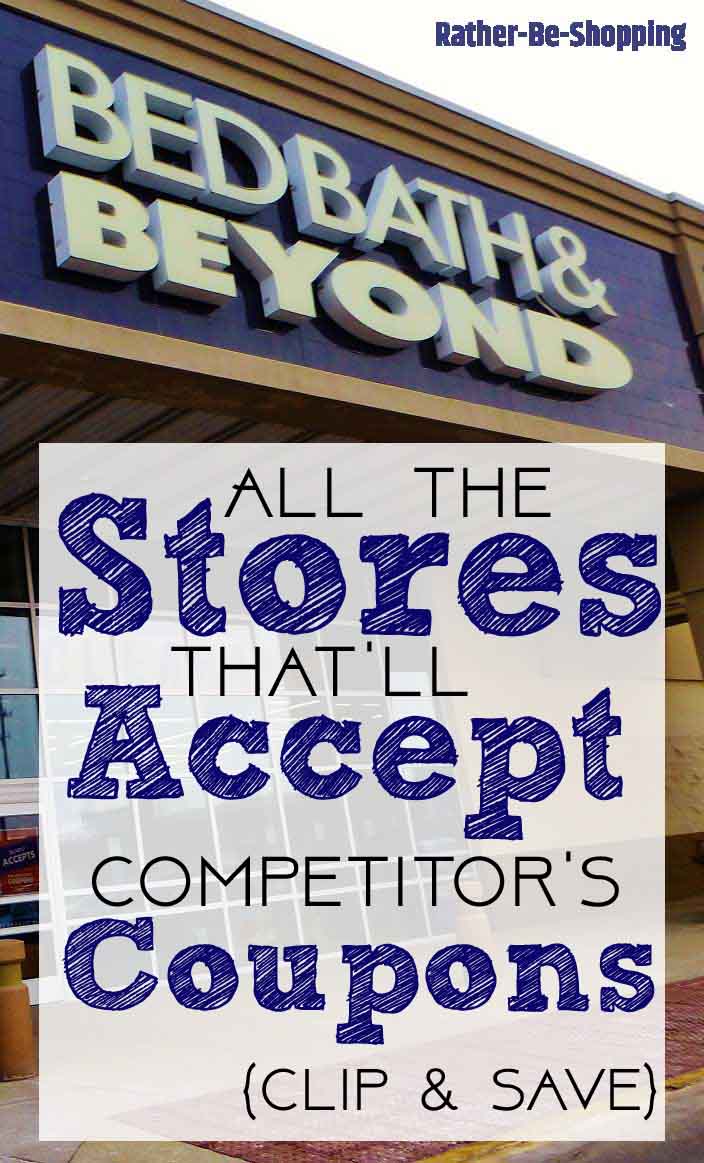 Know Which Retailers Accept Coupons from Competitors