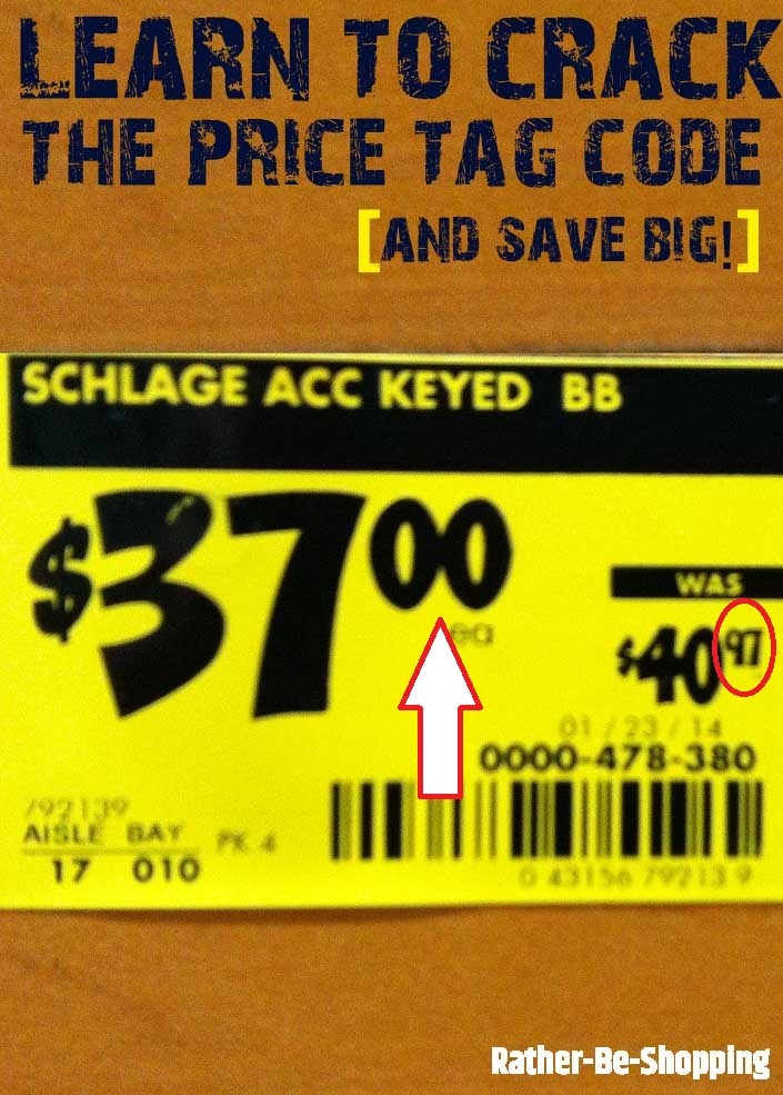 Crack the Price Tag Code at Retailers