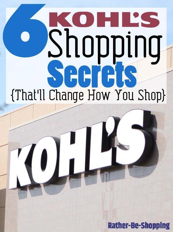 6 Kohl's Shopping Secrets That'll Change the Way You Shop