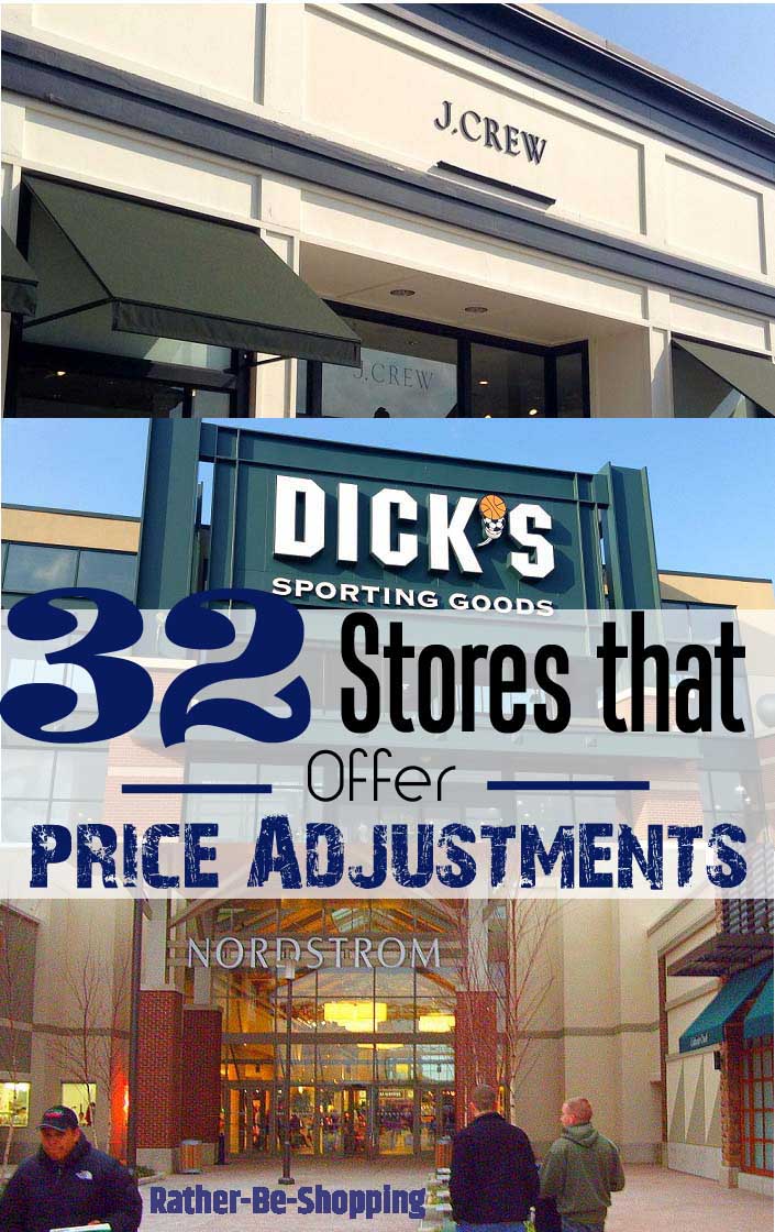All the Stores that Offer Price Adjustments