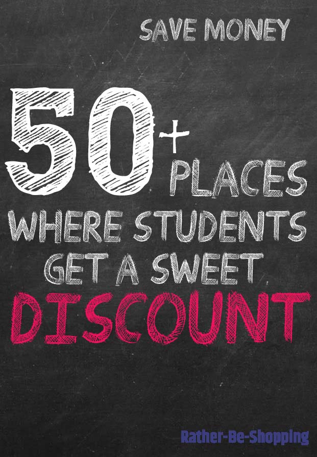 Calling All Students: 50+ Places Where Students Get a Sweet Student Discount