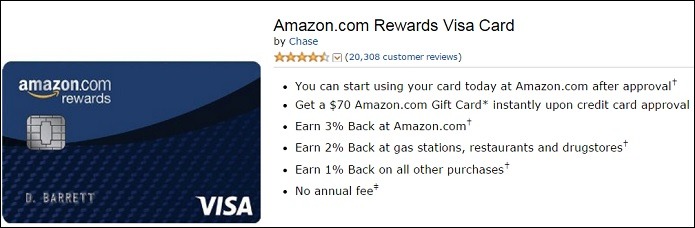 Amazon Rewards Visa Card
