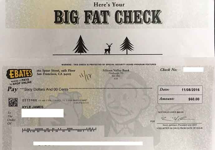 Big Fat Check