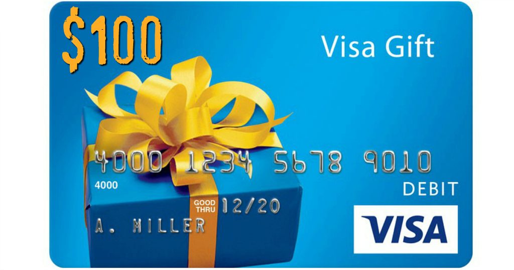 Giveaway Time! 100 Visa Gift Card Sponsored by Ebates