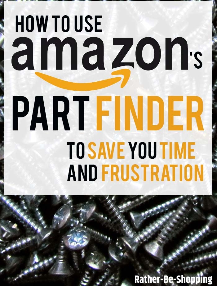 Use the Amazon Part Finder for DIY Projects Around the House