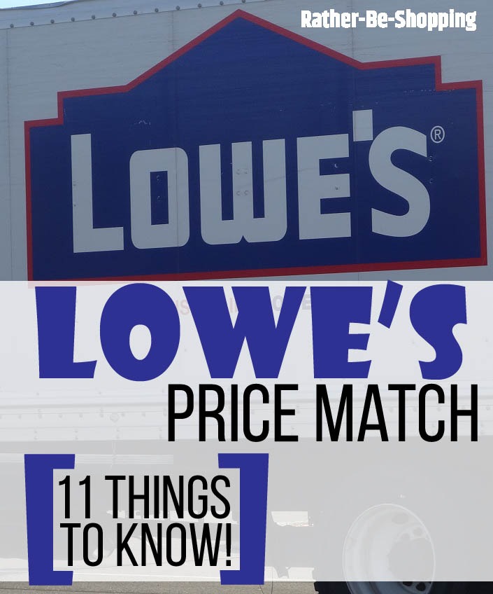 Lowe's Price Match Policy: 11 Things You NEED To Know to Save