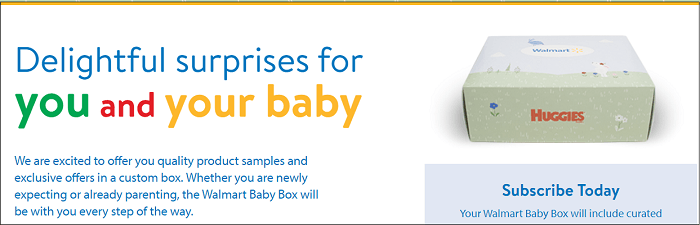 Walmart Baby Box
