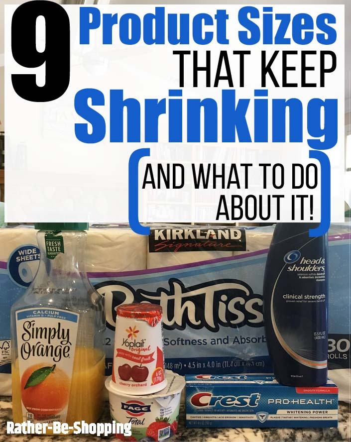 The 9 Product Sizes That Keep Shrinking (and What To Do About It!)