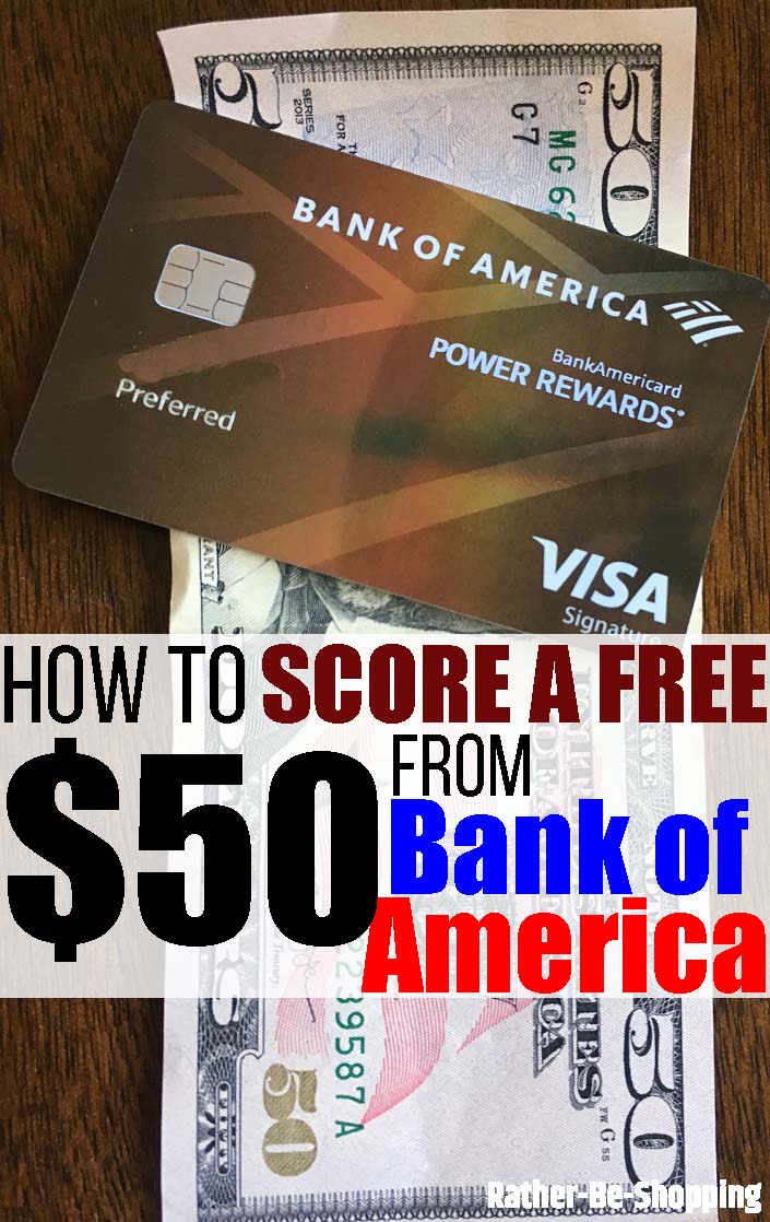 How to Score an Easy $50 from Your Bank of America Credit Card