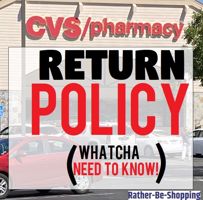 CVS Return Policy: It's Time to Clear Up Some Things