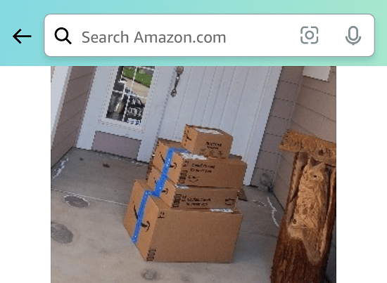 Amazon front door picture