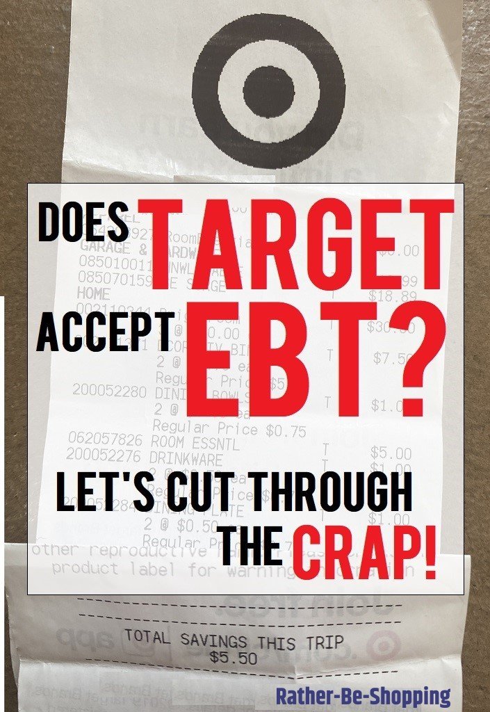 Does Target Accept EBT? Let's Cut Thru the Crap