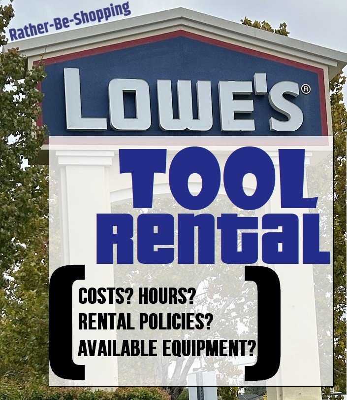 Lowe's Tool Rental: Everything You NEED to Know Before You Rent