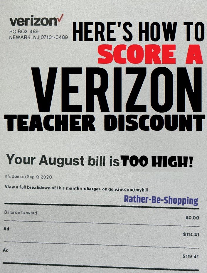 Verizon Teacher Discount: Wenn Sie Go unterrichten, sparen Sie JETZT etwas Geld