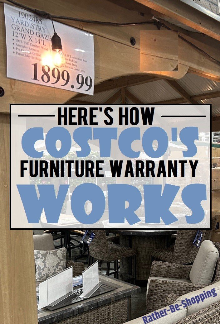Hier ist die Costco-Möbelgarantie (TIPP: Es ist wie wirklich gut)