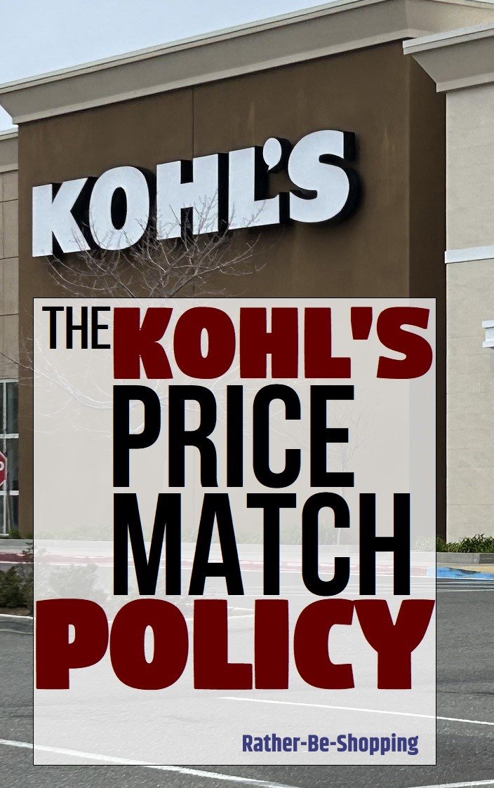 Kohl's Price Match Policy: How to Make It Work For You So You Can Save