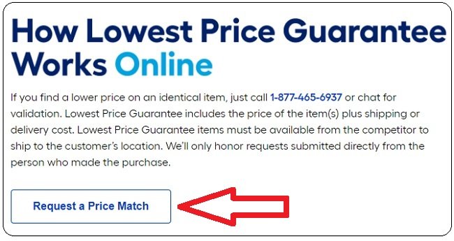 Lowe's Low Price Guarantee